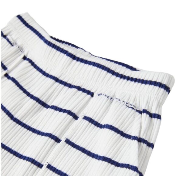 ZARA Kids | Navy / White | PRINTED RIBBED PANTS - Picture 4 of 10